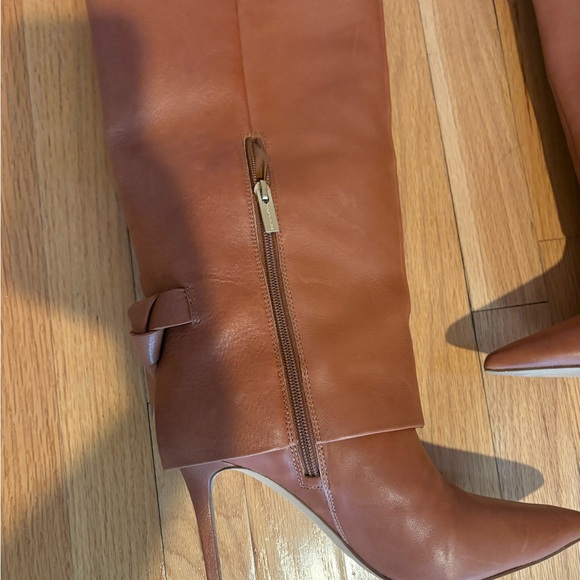 Vince Camuto Brown Heeled Foldover Kammitie Boots - Picture 10 of 15
